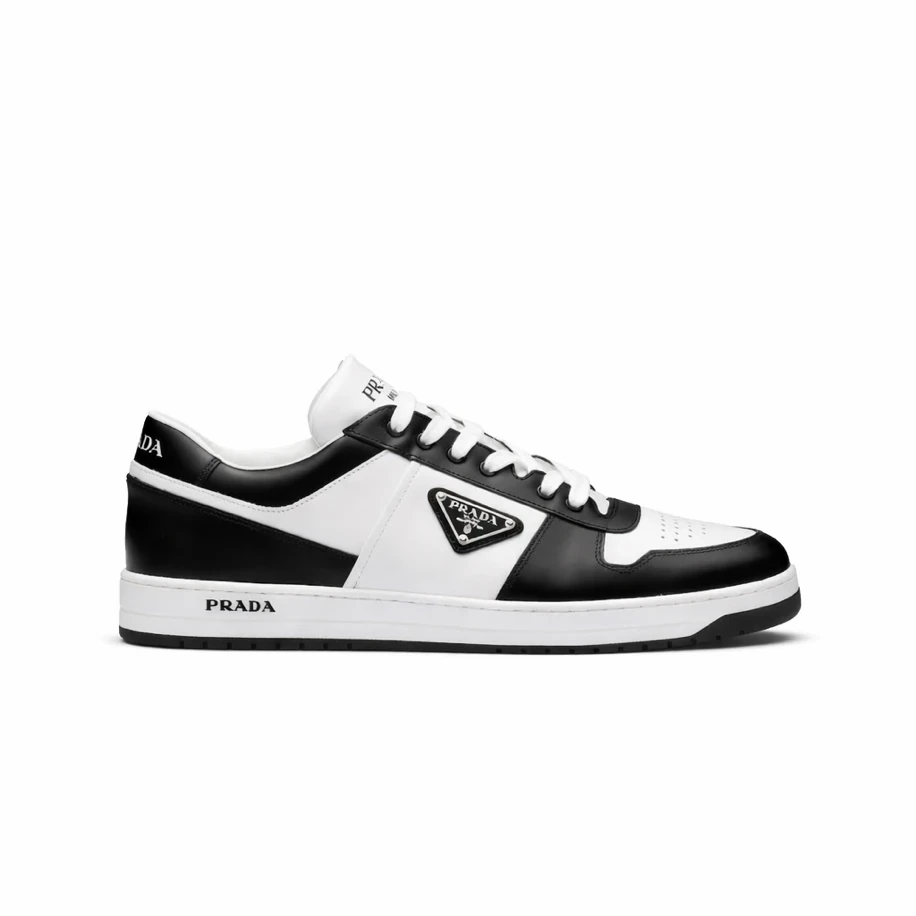 Prada Downtown Leather Sneakers