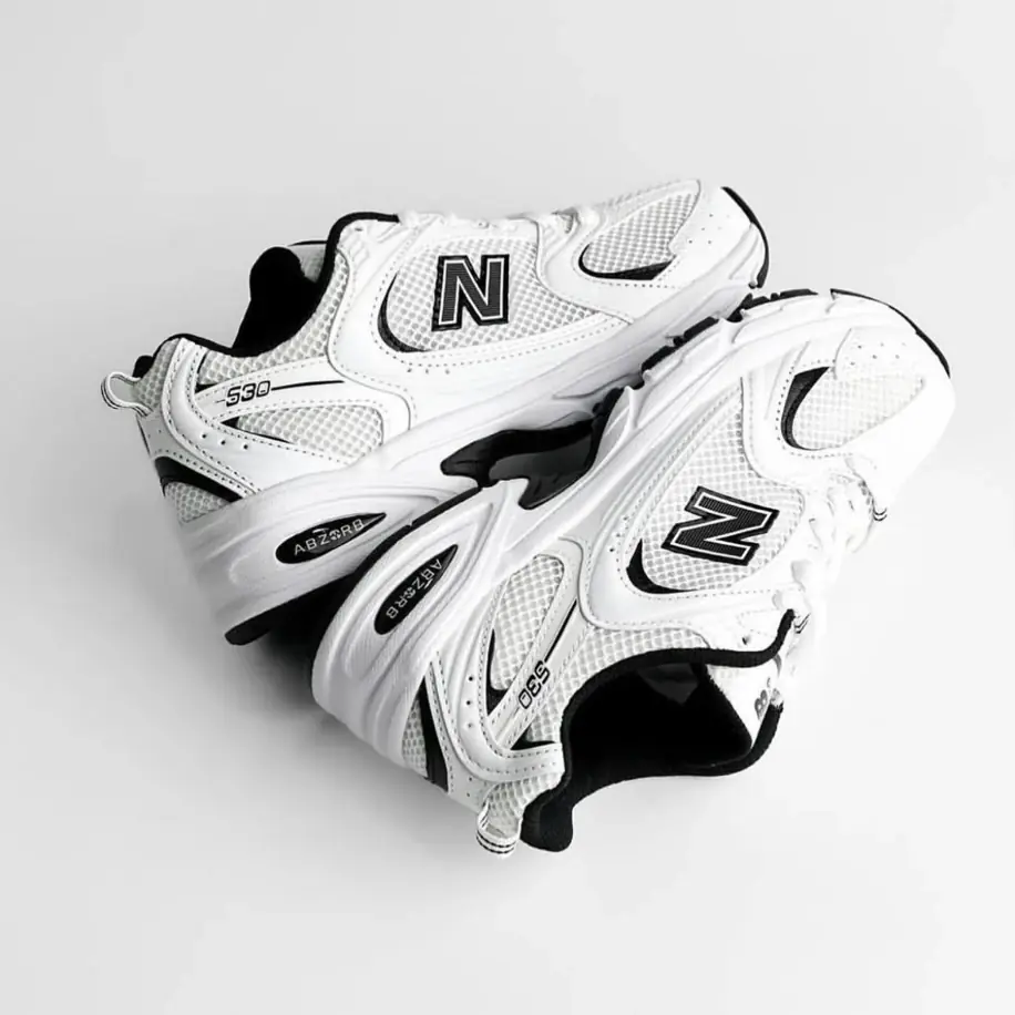 New Balance 530 White Black görsel 3