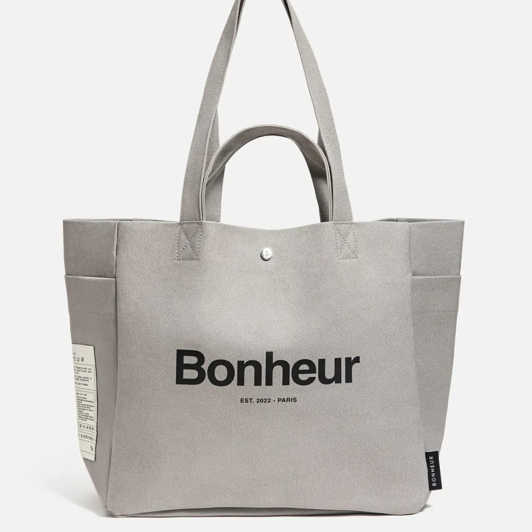 Bonheur Canvas No4 Suede Gray