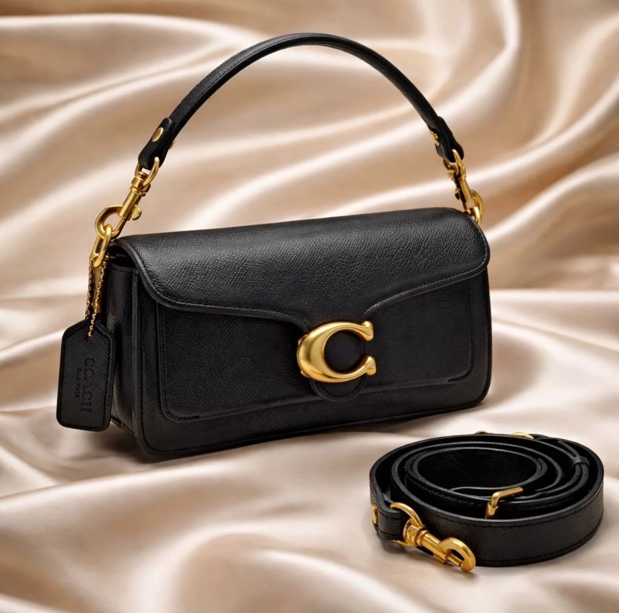COACH TABBY SMALL SİYAH ÇANTA