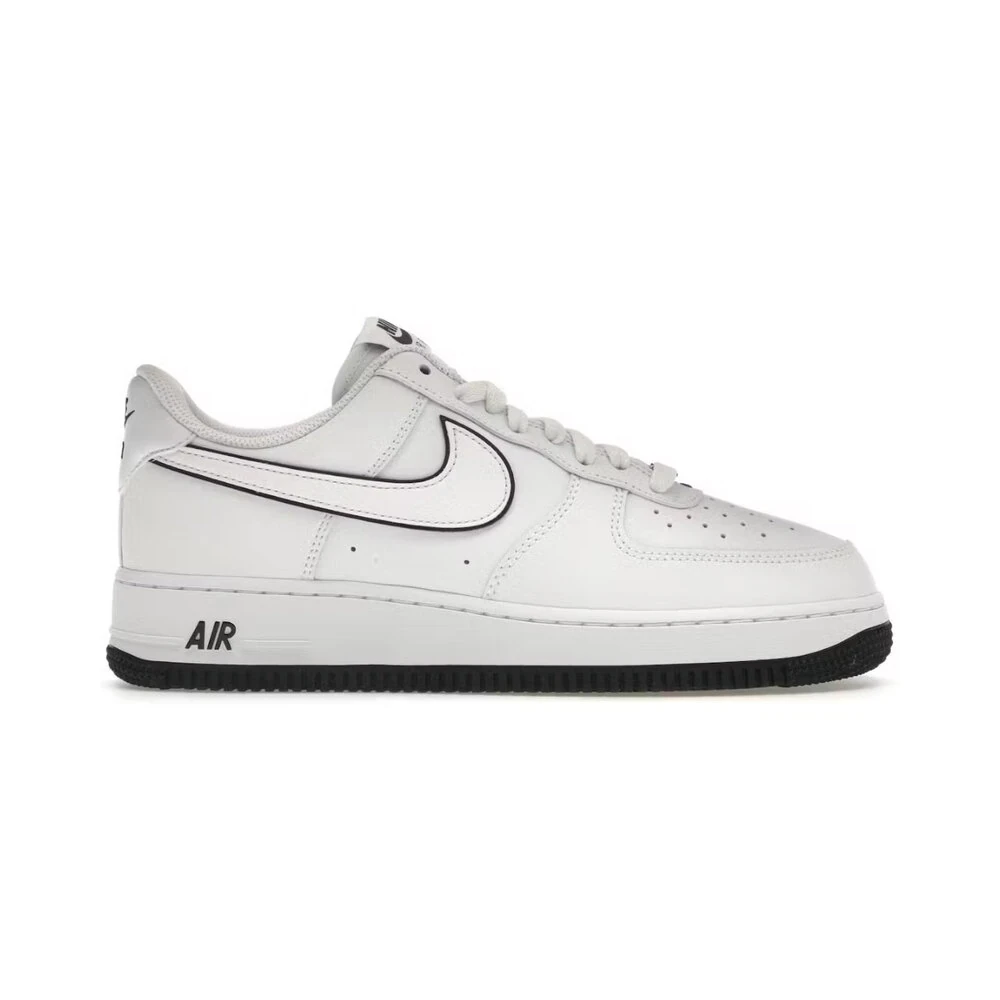 Nike Air Force 1 '07 Low White Black Outline Swoosh