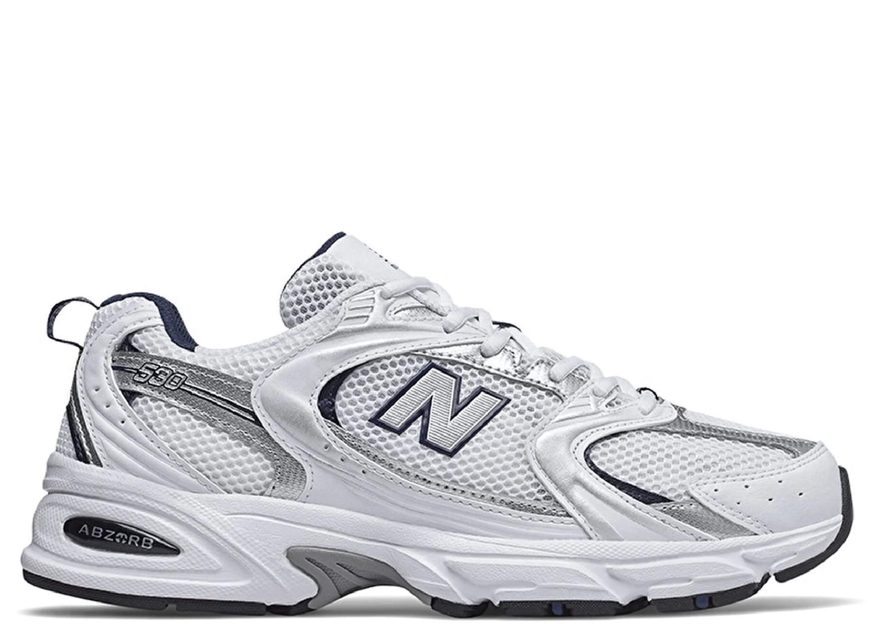 New Balance 530 White Silver Navy YENİ