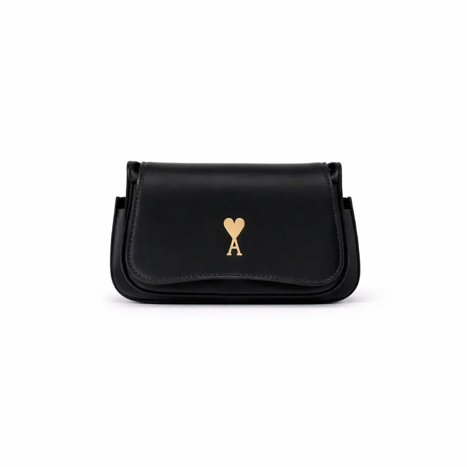 Ami Paris Small Glazed Black