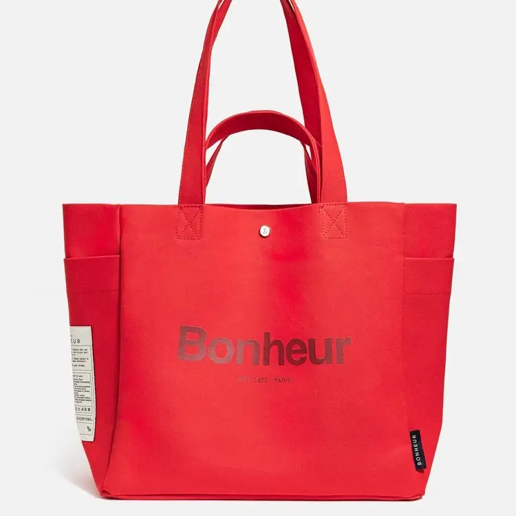 Bonheur Canvas No4 Raspberry Red